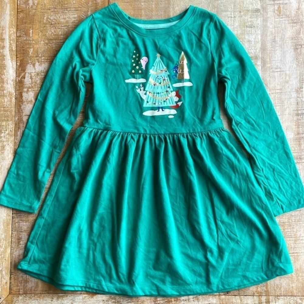 NWOT Cat & Jack girls holiday dress M(7/8)